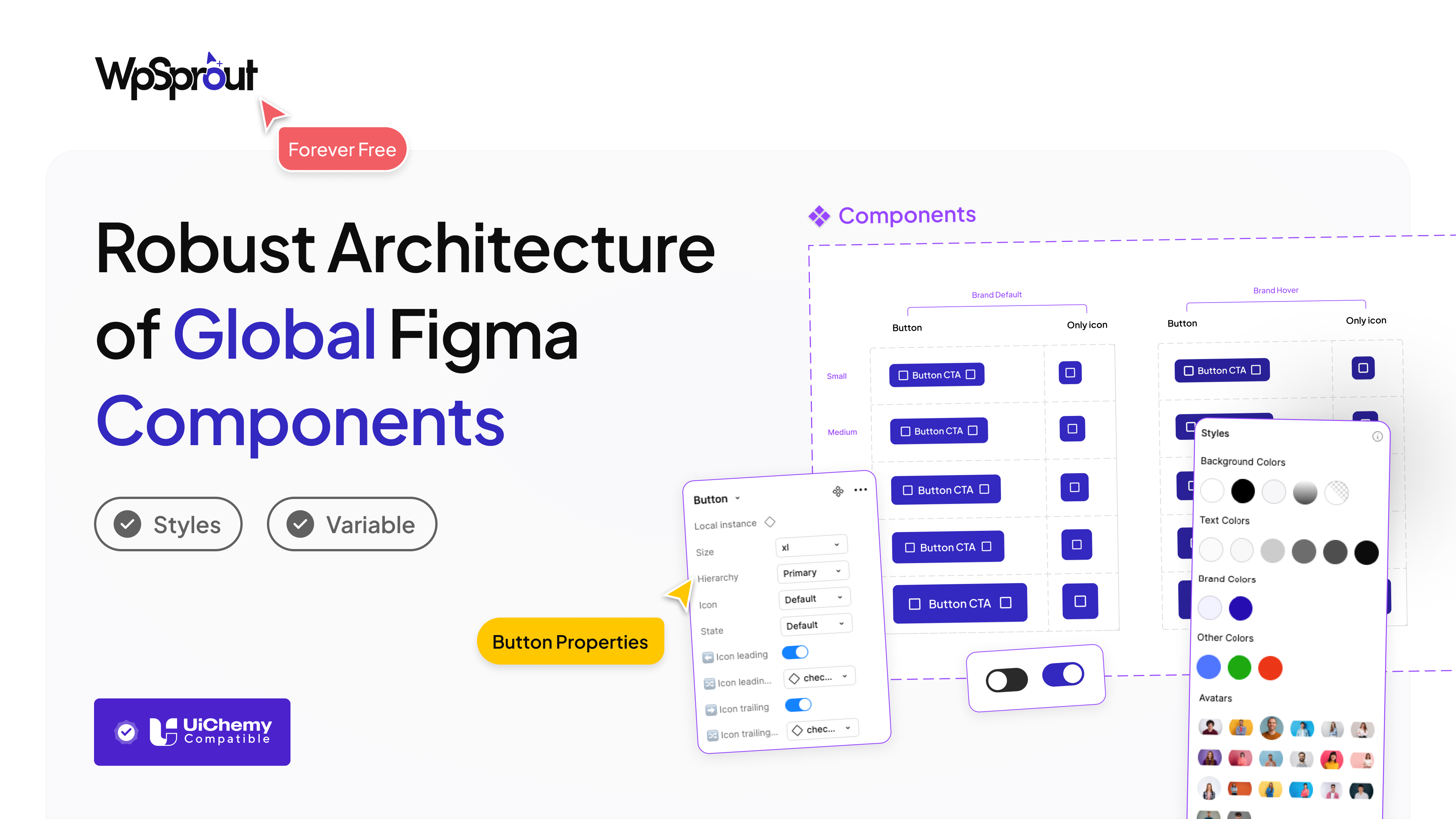 WpSprout UI Kit - Figma Web UI Kit and Design System screenshot