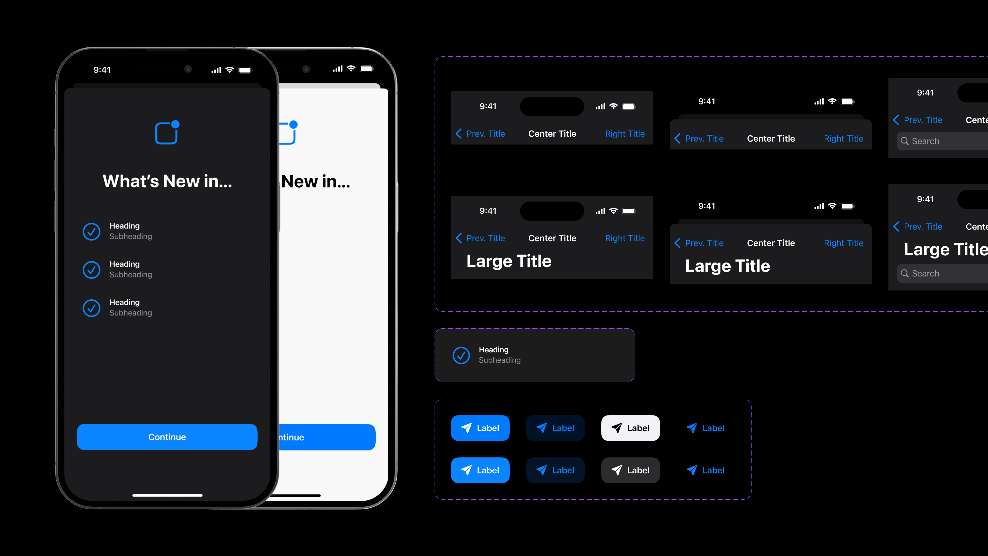 iOS 16 UI Kit for Figma screenshot