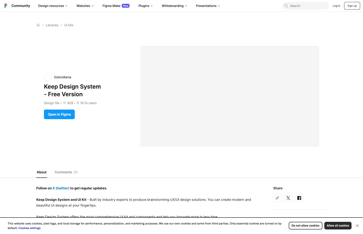 Keep Design System - Free Version screenshot