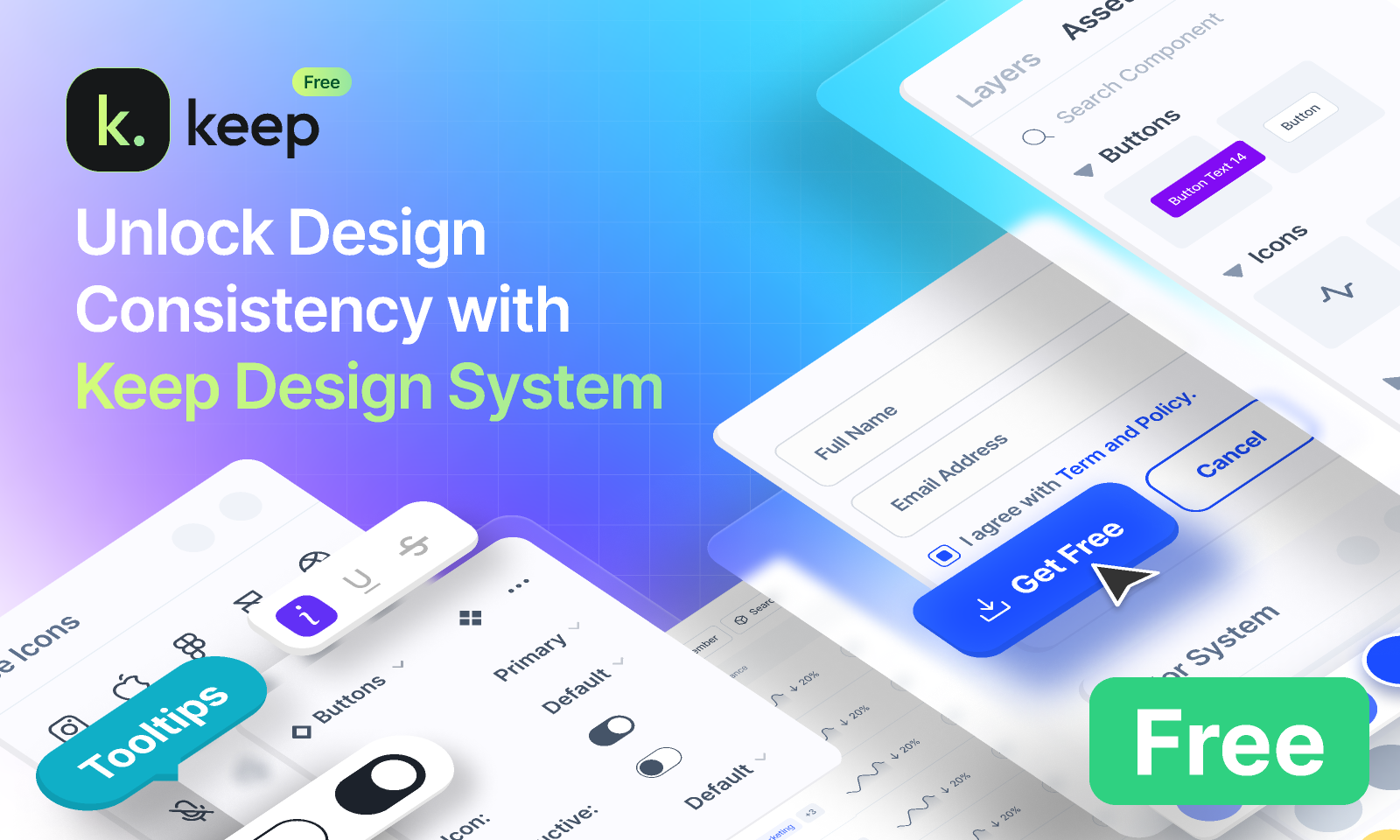 Keep Design System - Free Version screenshot