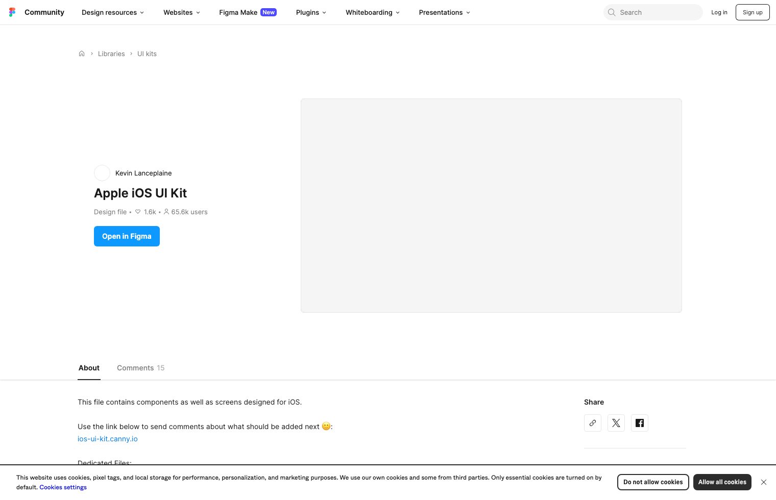 Apple iOS UI Kit screenshot