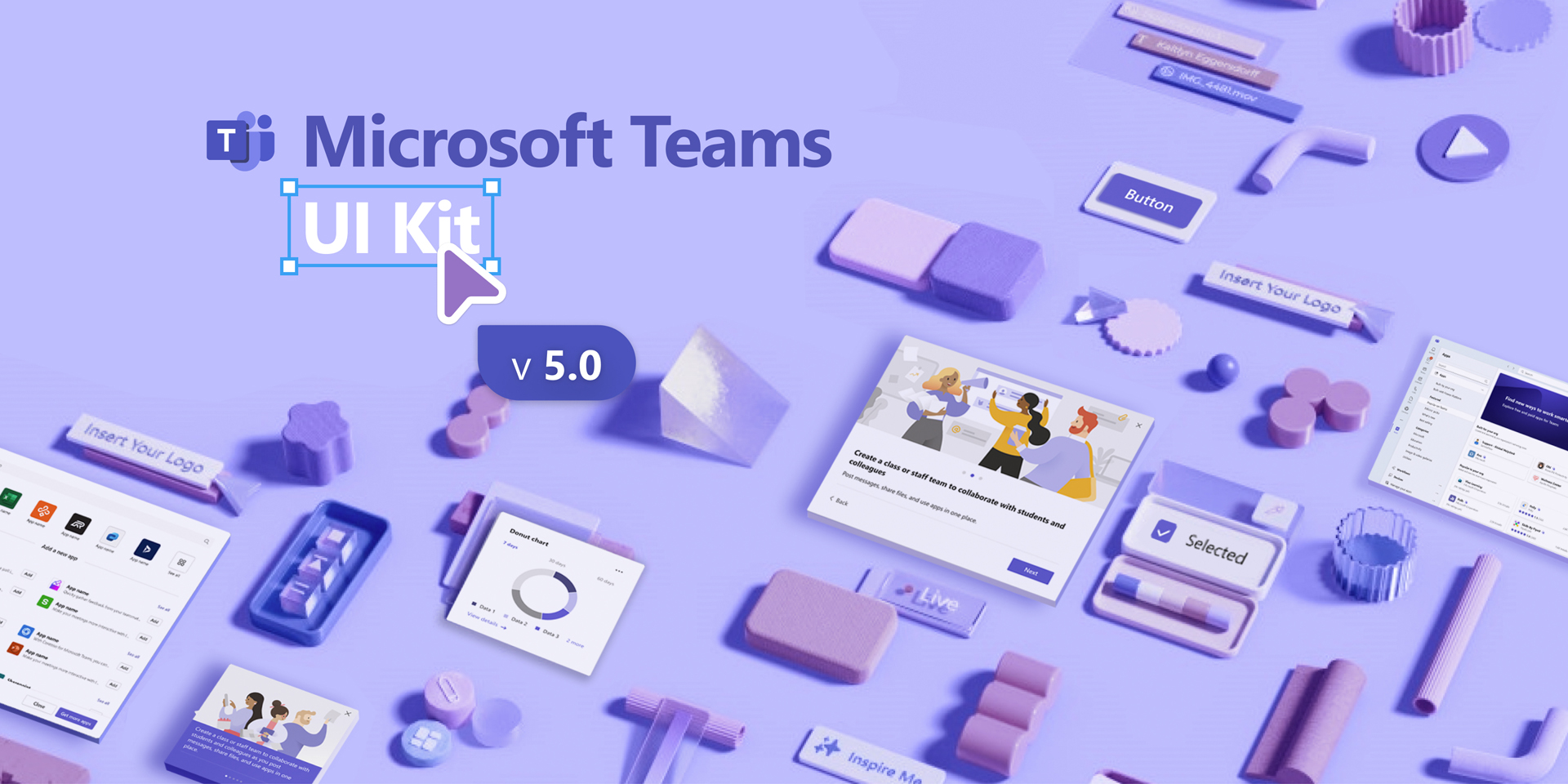 Microsoft Teams UI Kit screenshot