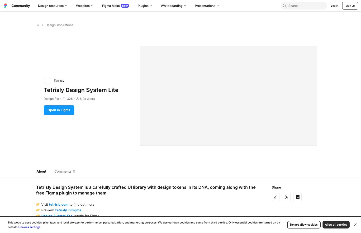 Tetrisly Design System Lite screenshot