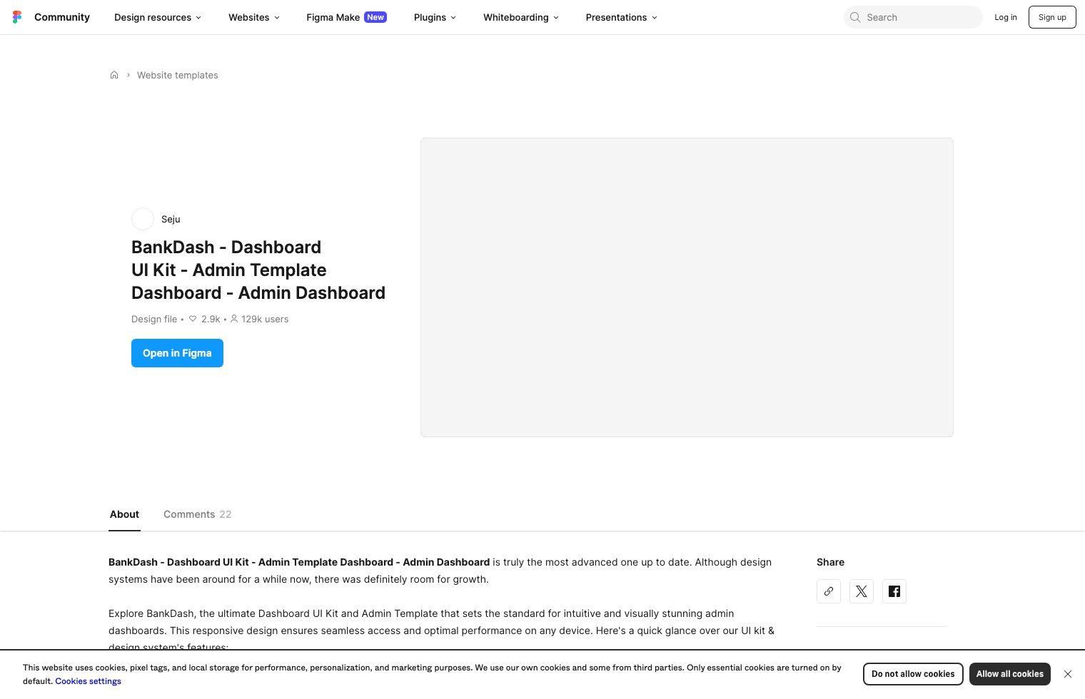 BankDash - Dashboard UI Kit - Admin Template Dashboard - Admin Dashboard screenshot