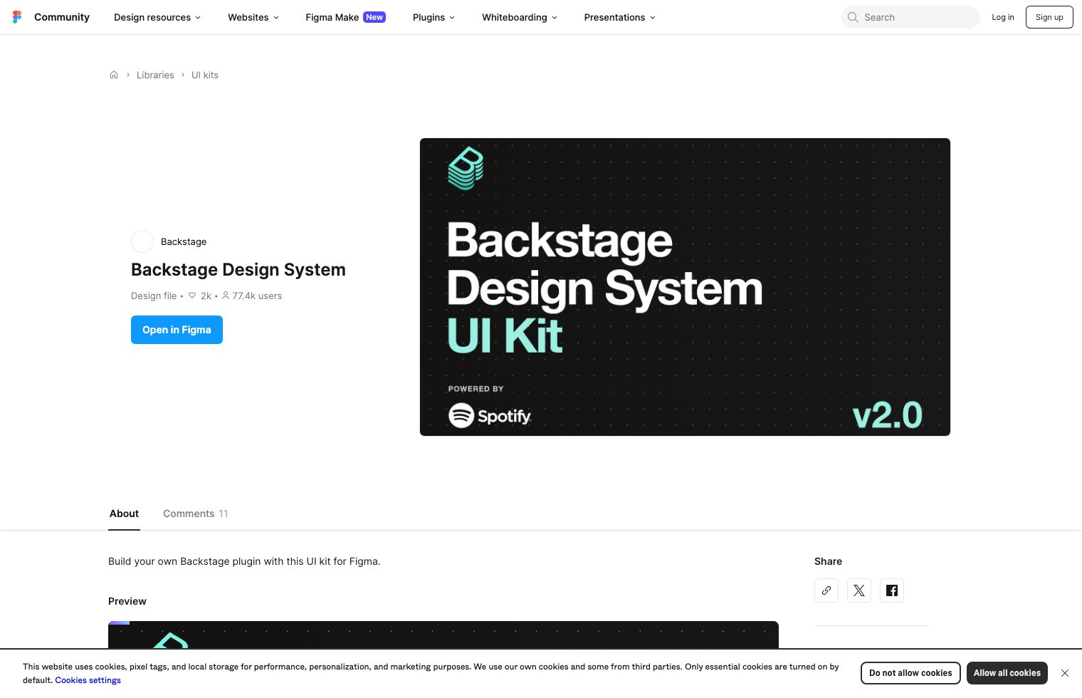 Backstage Design System screenshot