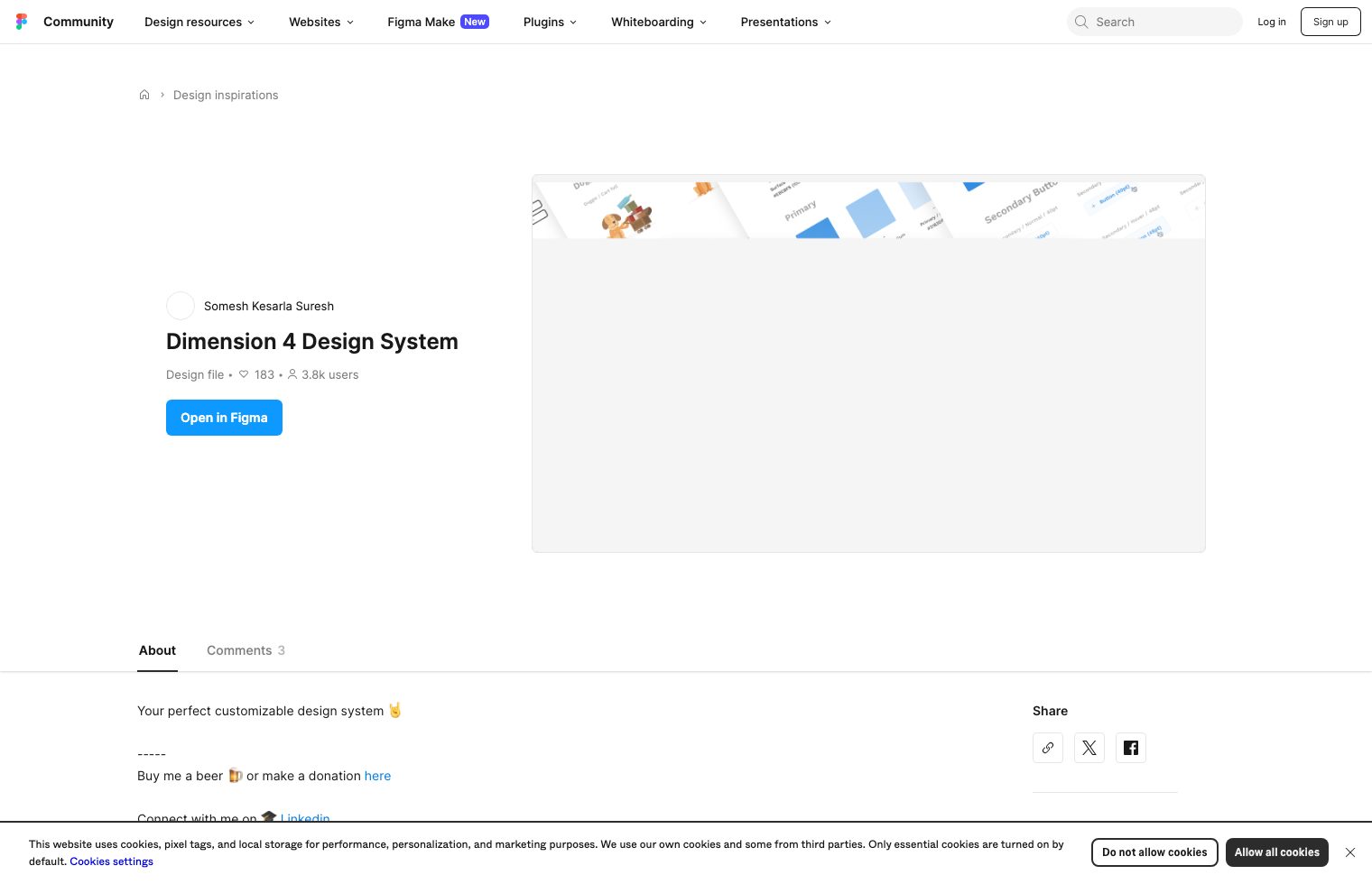 Dimension 4 Design System screenshot