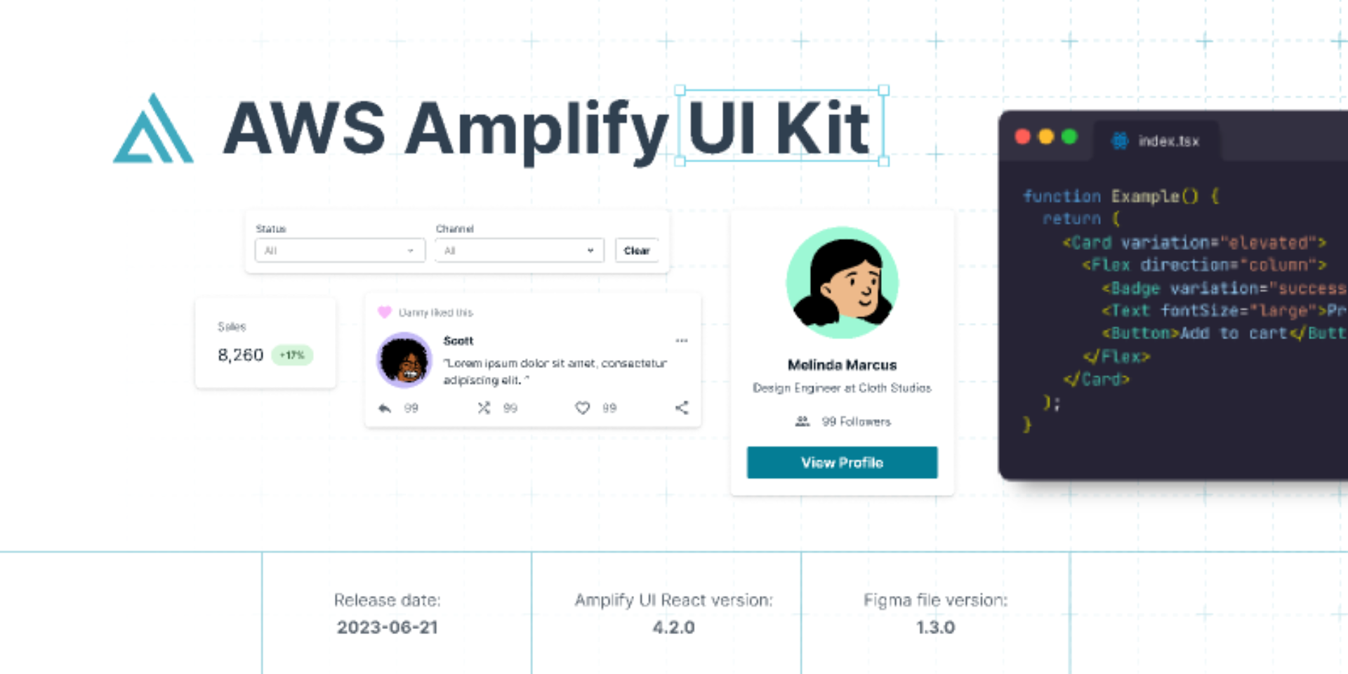 Amplify UI Kit screenshot