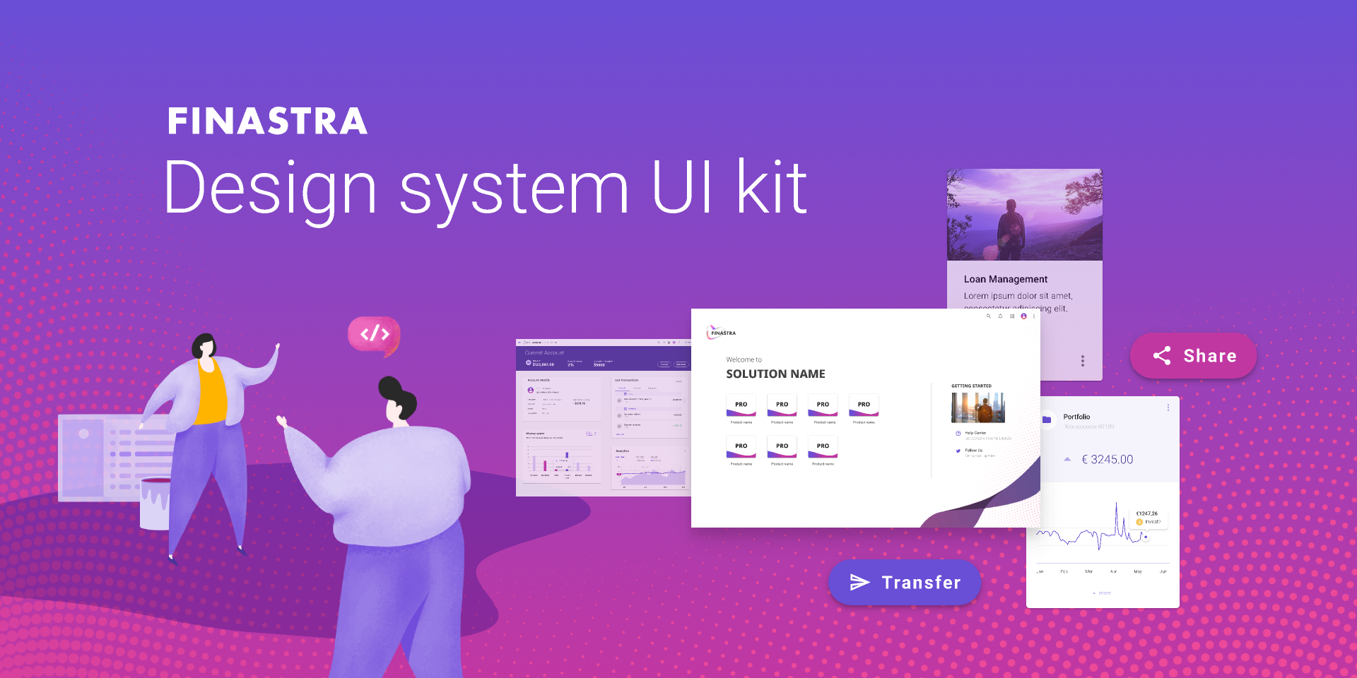 Finastra design system screenshot