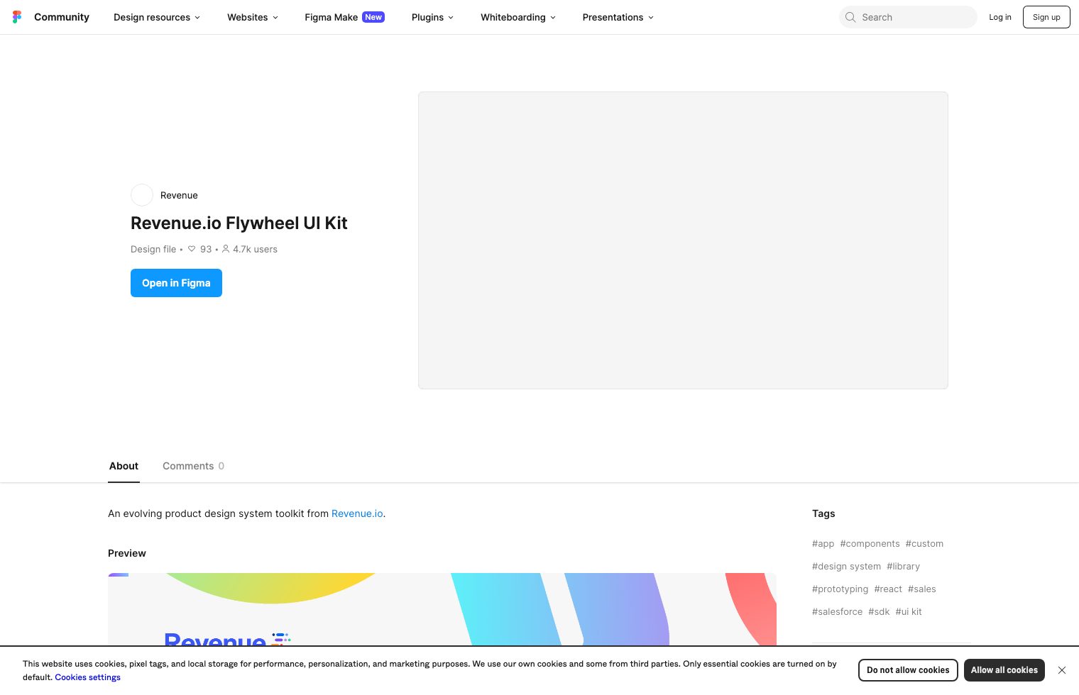 Revenue.io Flywheel UI Kit screenshot