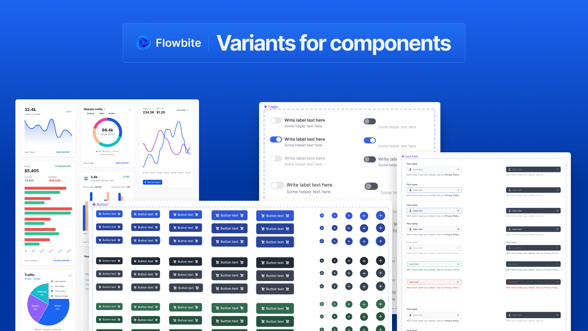 Flowbite Design System screenshot