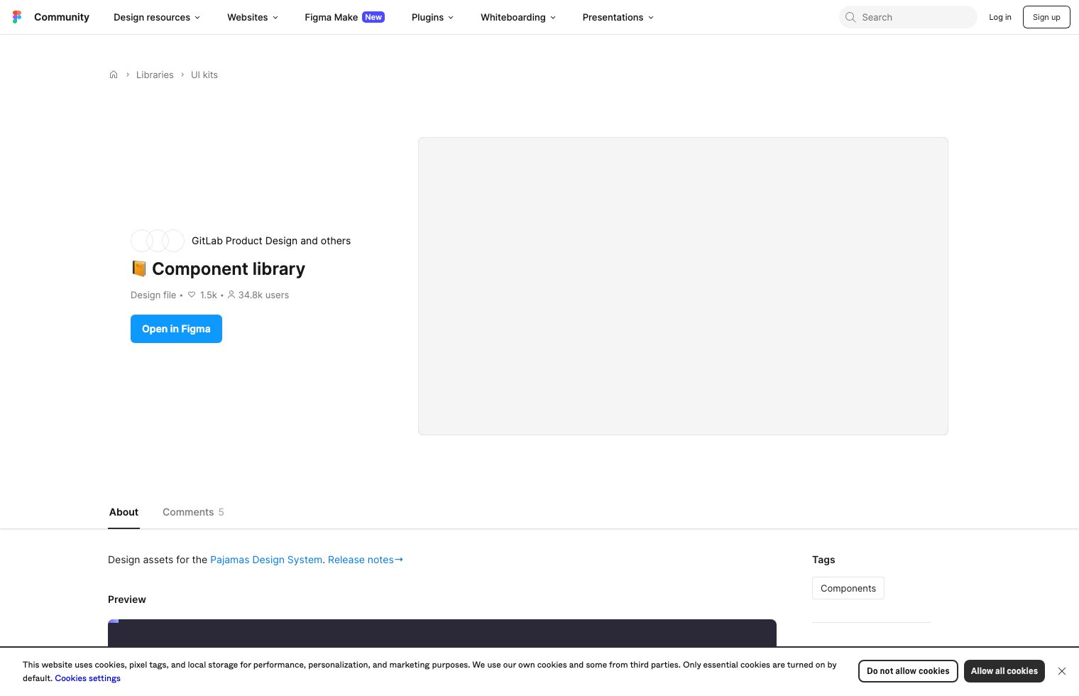 📙 Component library screenshot