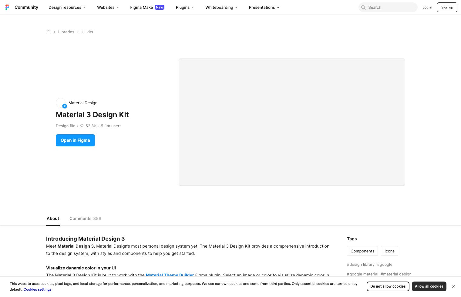 Material 3 Design Kit screenshot
