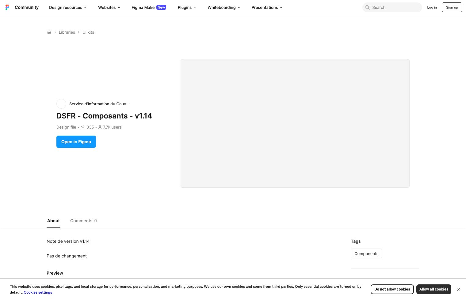 DSFR - Composants - v1.14 screenshot