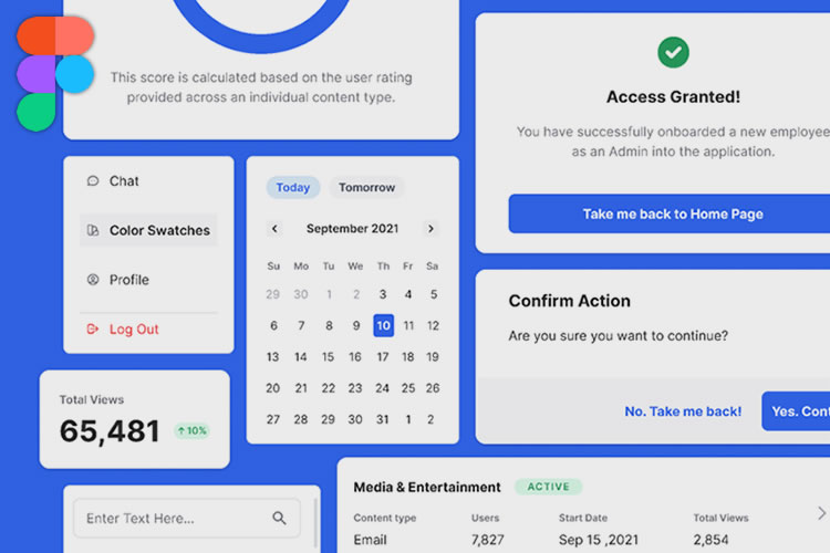 20+ Free Admin Dashboard Templates for Figma in 2026 screenshot