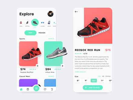 Free E-Commerce App Template (Figma) screenshot
