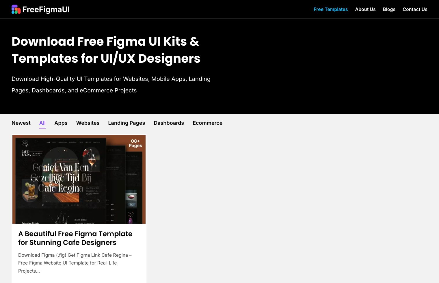 Download Free Figma UI Kits & Templates for UI/UX Designers screenshot