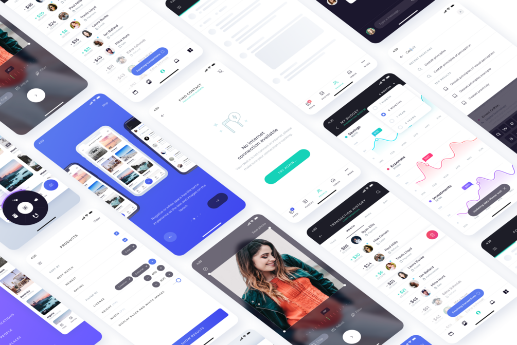 Atro Mobile UI Kit (Freebie) screenshot