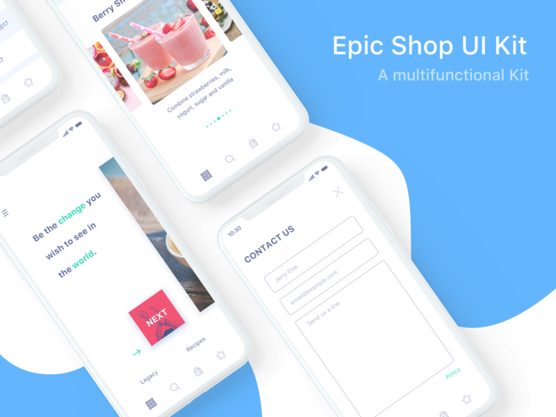 Epic Shop UI Kit screenshot